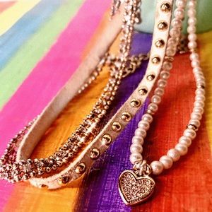 ✨Bundle of 3 Juicy Couture Chokers✨